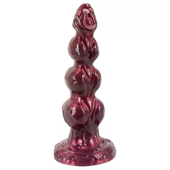 Beasty Cocks - bordó Werewolf Willie dildó tapadókoronggal (21 cm)