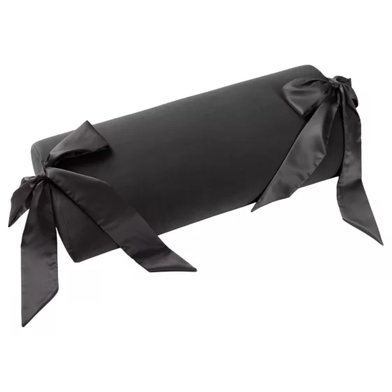 Liberator - szexpárna szatén kötözővel (fekete)