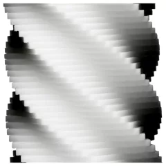   TENGA 3Dx Spiral - spirál mintás férfi maszturbátor (fehér)