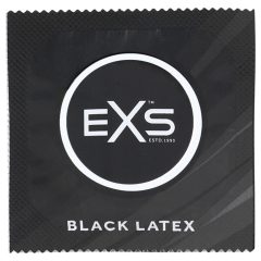 EXS Black - latex óvszer - fekete (12db)