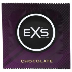 EXS Hot Chocolate - óvszer csoki ízű - fekete (100db)
