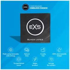 EXS Black - fekete óvszer (48 db)
