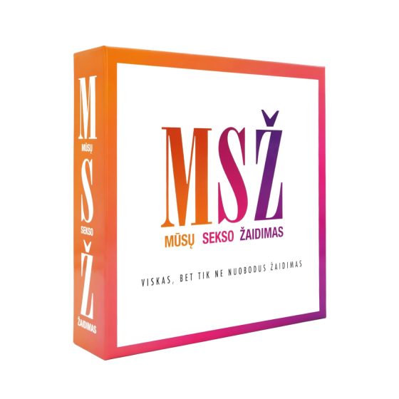 AVK:Adsz Vagy Kapsz - felnőtt szex társasjáték (litván nyelven)
