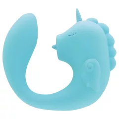  Unihorn C-Horse - G-pont és csiklóizgató vibrátor (türkiz)