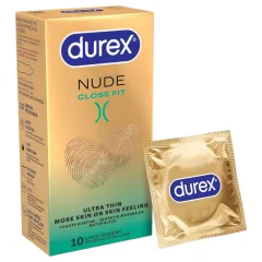 / Durex Nude Close Fit - vékony óvszer (10 db)