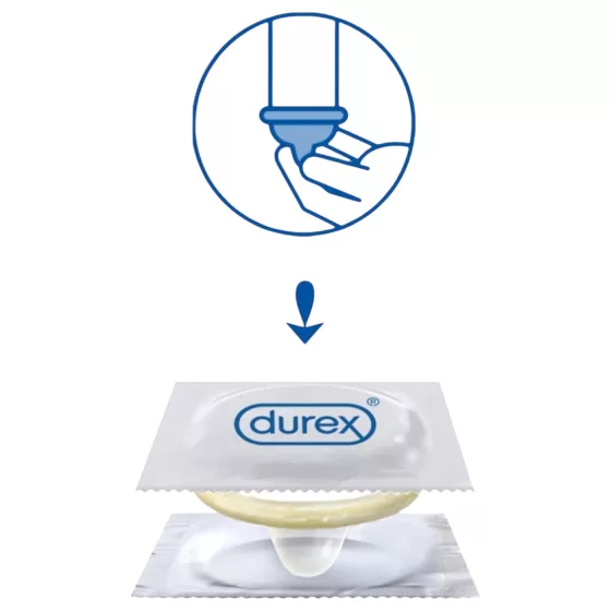 / Durex Nude Close Fit - vékony óvszer (10 db)