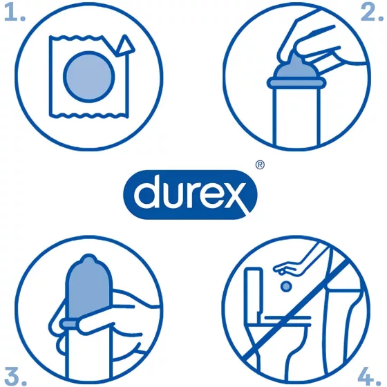 / Durex Nude Close Fit - vékony óvszer (10 db)