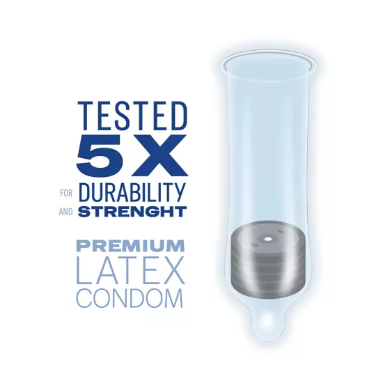 / Durex Nude Close Fit - vékony óvszer (10 db)