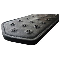 Rouge - valódi bőr, szegecses paskoló (fekete)