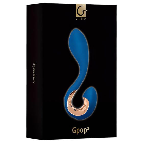 G-Vibe G-Pop 2 - akkus, vízálló G/P-pont vibrátor (kék)