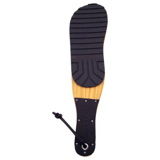 / Rouge - fa, lábnyom hatású paskoló (fekete)