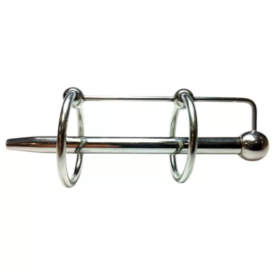 Rouge - rozsdamentes acél, dupla gyűrűs dilátor (ezüst)