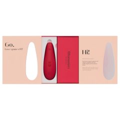   Womanizer Marilyn Monroe - léghullámos csiklóizgató (piros)