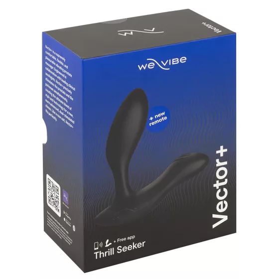 We-Vibe Vector+ - app-vezérelt prosztata masszírozó anál vibrátor (fekete)