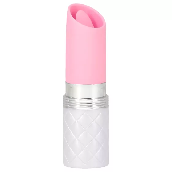 Pillow Talk Lusty - akkus, nyelves rúdvibrátor (fehér-pink)