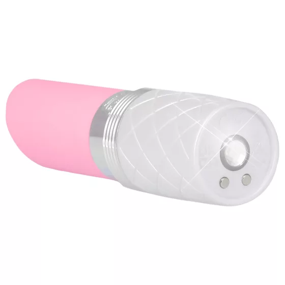 Pillow Talk Lusty - akkus, nyelves rúdvibrátor (fehér-pink)