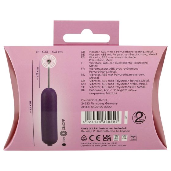 You2Toys - Spot-on csikló vibrátor (lila)