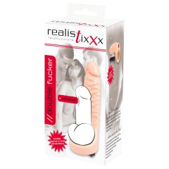   Realistixxx Double Fucker - felcsatolható anál vibrátor (fekete)