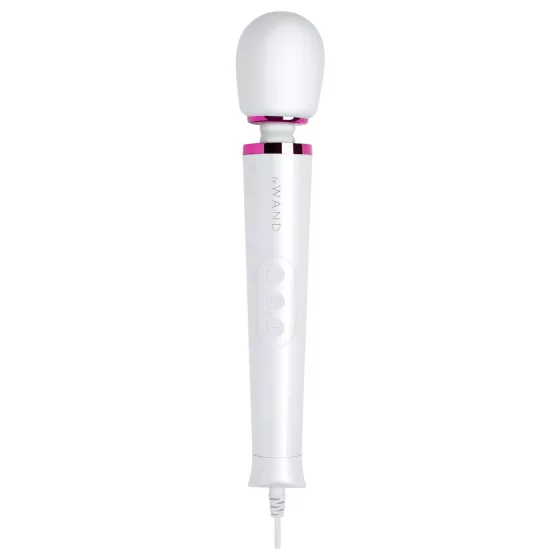 Le Wand Petite Plug-In - hálózati masszírozó vibrátor (fehér)