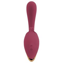 Javida - nyelves 2in1 vibrátor (piros)