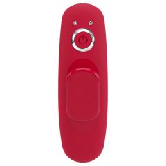 Smile - akkus, rádiós bugyi vibrátor (piros)