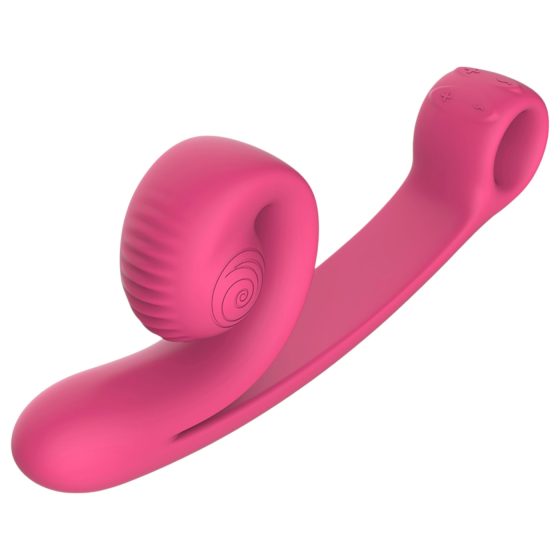 Snail Vibe Curve - 2in1 csikló vibrátor (pink)