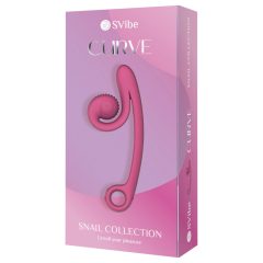 Snail Vibe Curve - 2in1 csikló vibrátor (pink)