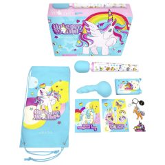   le Wand Unicorn - masszírozó vibrátor szett (szivárvány)