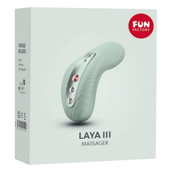 Fun Factory Laya III - vízálló csikló vibrátor (zöld)