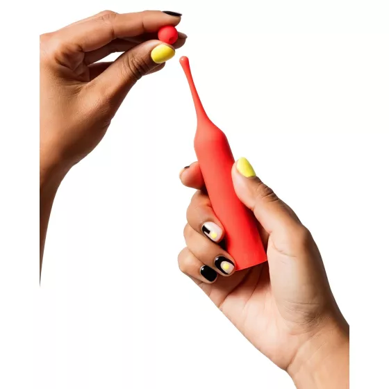 ROMP Pop - akkus, vízálló mini csiklóizgató vibrátor (piros)