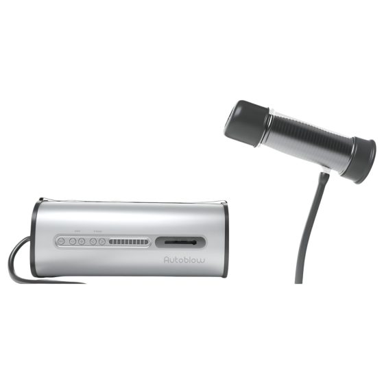 VacuGlide - automata, hálózati orál és maszturbátor gép (ezüst)