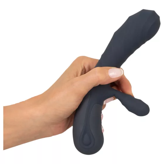 You2Toys - Oh! Rabbit csiklókaros vibrátor (fekete)