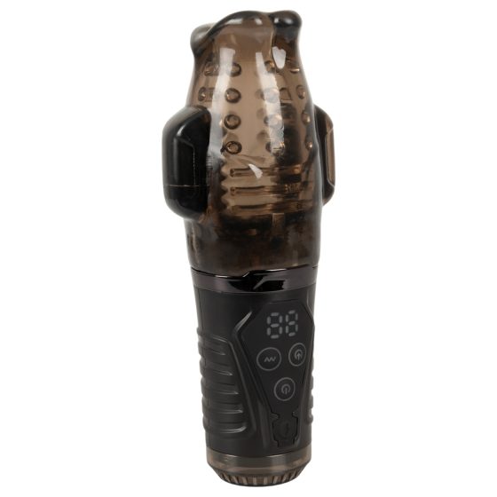 Stroker - szívó, rezgő maszturbátor (szürke)