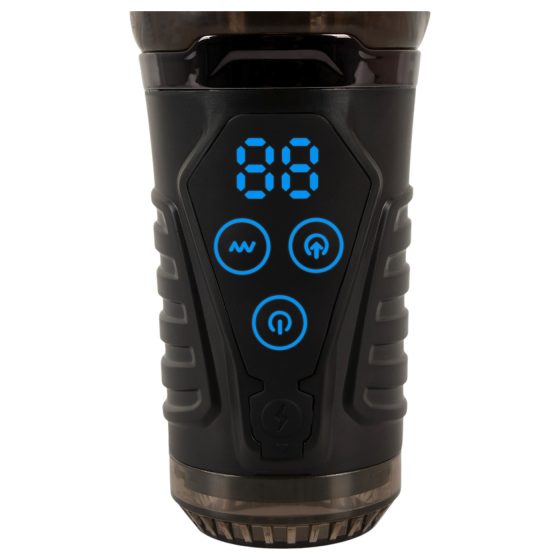 Stroker - szívó, rezgő maszturbátor (szürke)