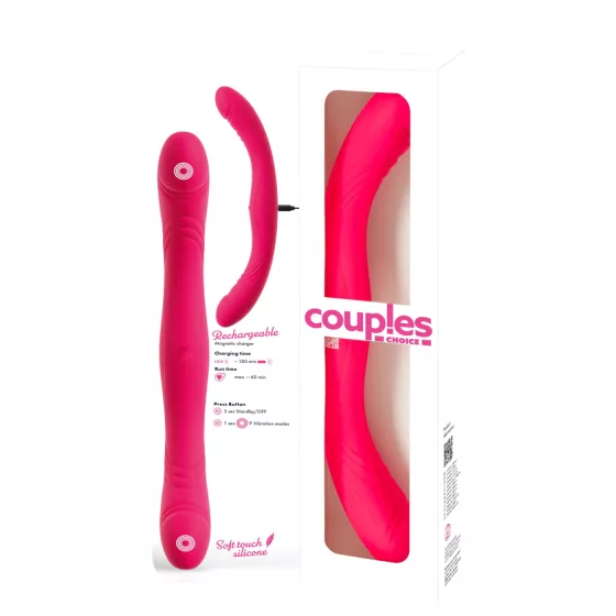 Couples Choice - dupla végű vibrátor (pink)