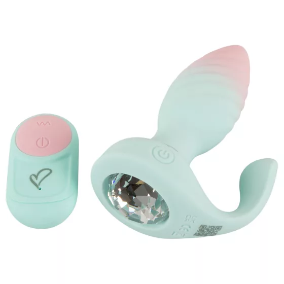 Beau Coeur Juvela - vibrációs anál plug (türkiz)