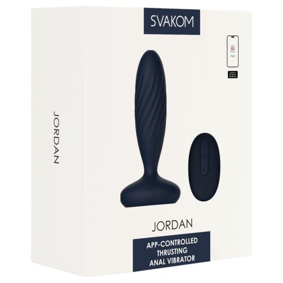Svakom Jordan - okos anál vibrátor (kék)