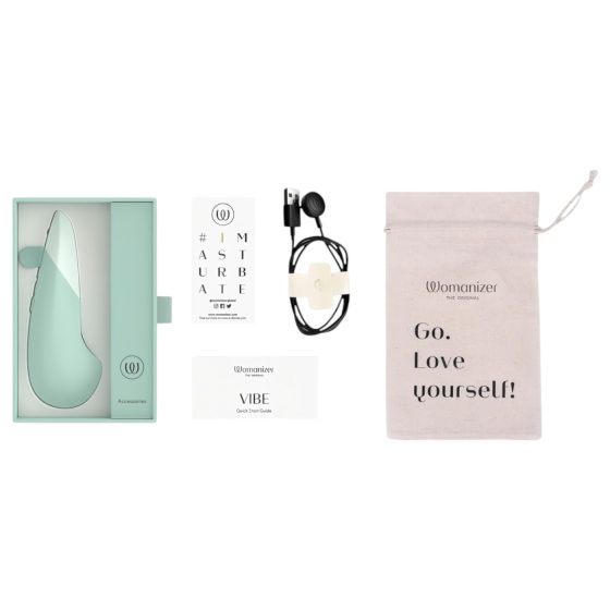 Womanizer Vibe - csikló vibrátor (zöld)