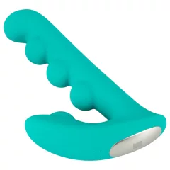 Beau Coeur Sylora - gyöngyös 2in1 vibrátor (zöld)