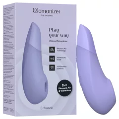 Womanizer Enhance 2in1 csiklószívó + vibrátor (lila)