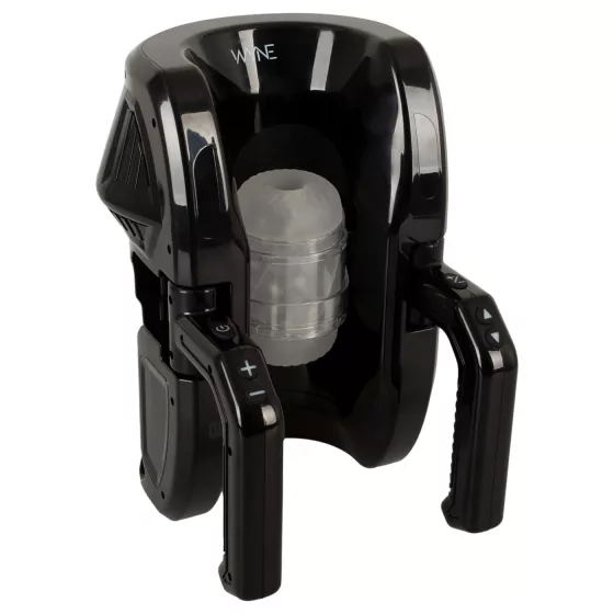 WYNE 10 - automata maszturbátor kapaszkodóval (fekete)
