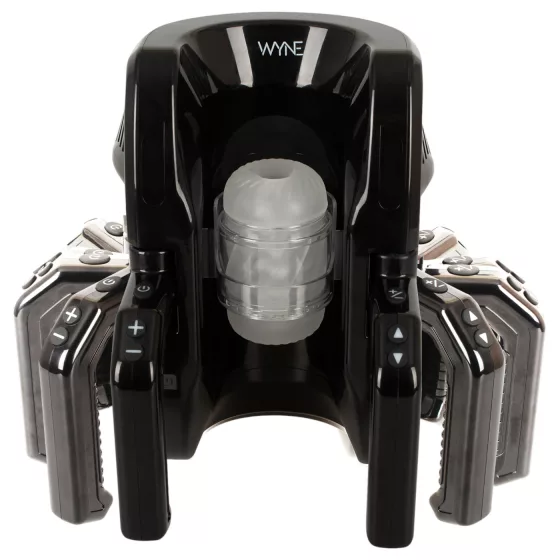 WYNE 10 - automata maszturbátor kapaszkodóval (fekete)