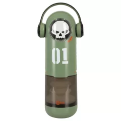   Rebel Skull - lökő és vibrációs maszturbátor férfiaknak (zöld)