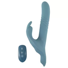   You2Toys - 3 részes felcsatolható lökő vibrátor távirányítóval (kék)