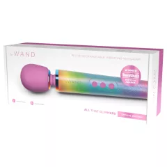 le Wand - akkus masszírozó vibrátor (szivárvány)