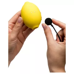   Romp Lemon Crush - citrom alakú léghullámos csiklóizgató (sárga)