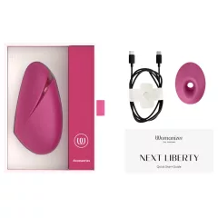   Womanizer Next Liberty - léghullámos csiklóizgató (rózsaszín)