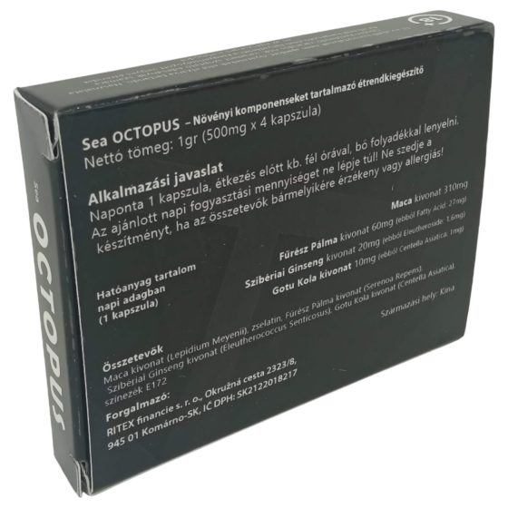 Octopus - étrend kiegészítő kapszula férfiaknak (4db)