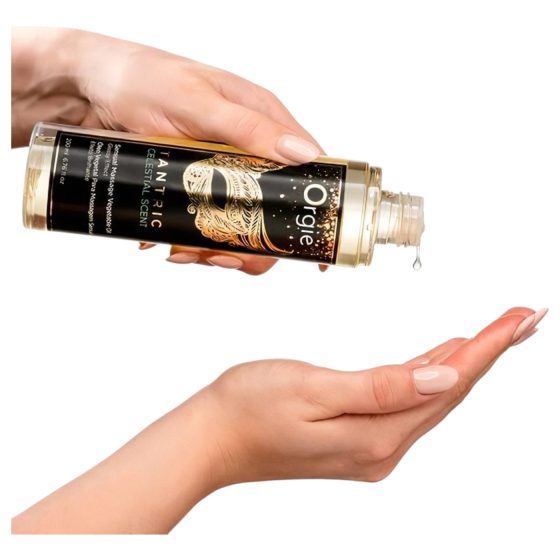 Orgie Tantric Celestial - érzéki masszázsolaj (200ml)