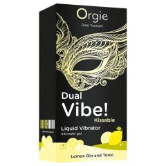   Orgie Dual Vibe - unisex folyékony vibrátor - Gin Tonic (15ml)